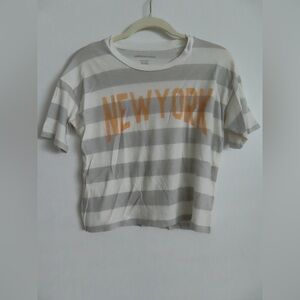 American Eagle “New York” Striped Top